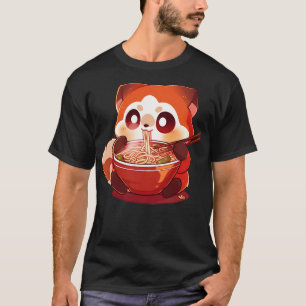 T-shirt Panda rouge ramen 1