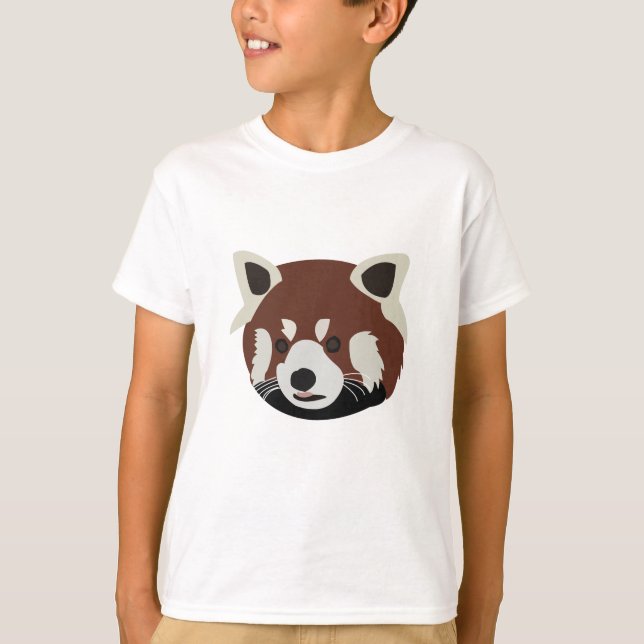 T-shirt Panda roux  (Devant)