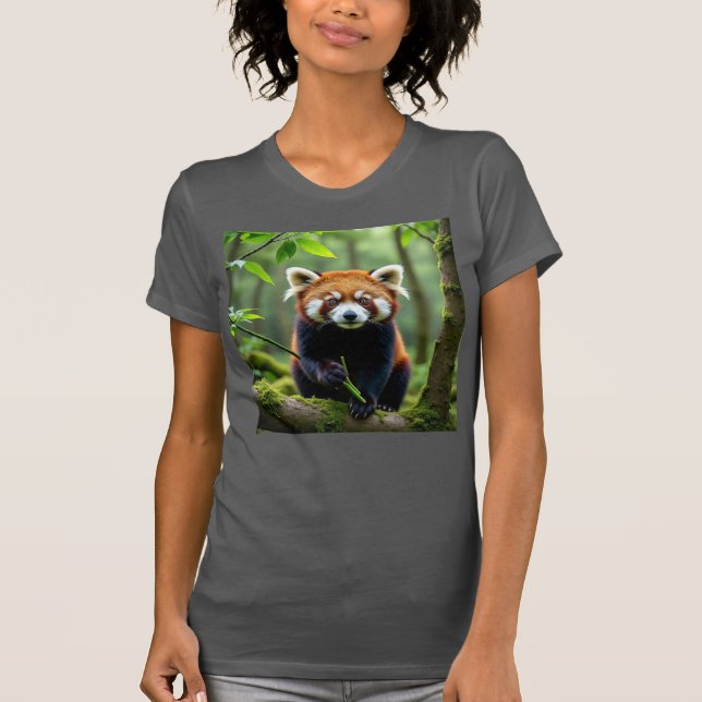 T-shirt Panda roux  (Devant)