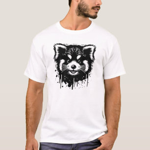 T-shirt Panda roux
