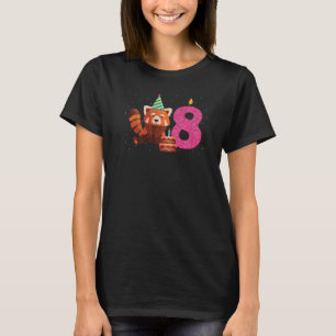T-shirt Panda roux 8ème anniversaire Pandas roux Animal