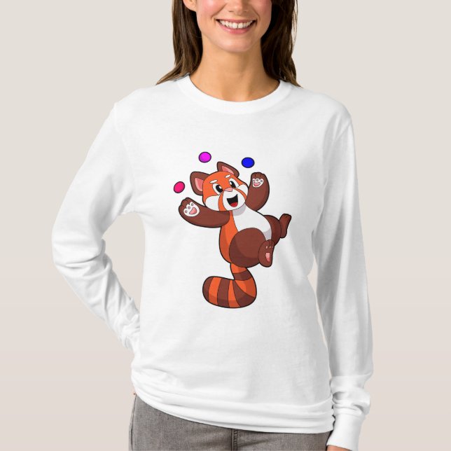 T-shirt Panda roux au Juggle Circus.PNG (Devant)