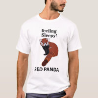 Panda roux se sentant endormi Drôle de Panda roux