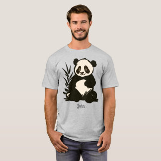 T-shirt Panda rustique aux yeux larmoyants | Drôle