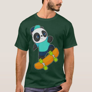 T-shirt Panda Skateboard 2