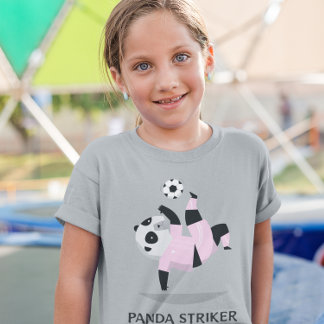 T-shirt Panda Soccer Striker Football Féminin