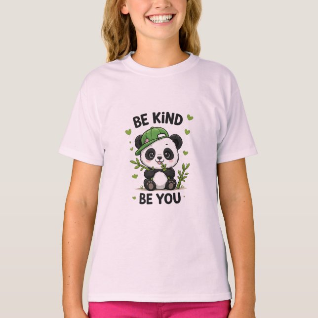 T-shirt Panda Sois Gentil Sois Toi (Devant)