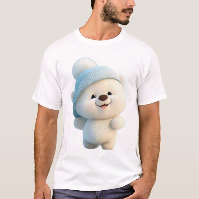 T-shirt panda souple (Devant)