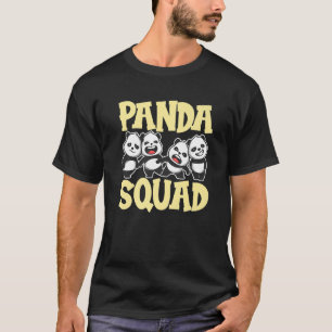 T-shirt Panda Squad Zoo Ours Animal Pour Hommes Femmes 6