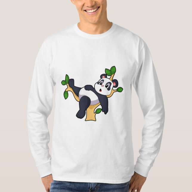 T-shirt Panda sur arbre (Devant)