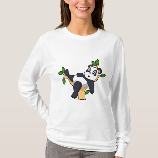 T-shirt Panda sur arbre (Devant)