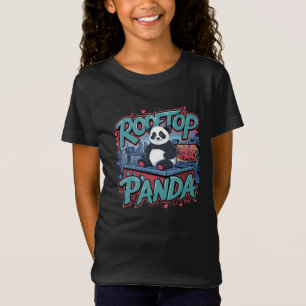 T-Shirt Panda sur le toit