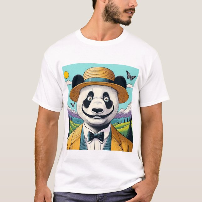 T-shirt Panda Surréalisme (Devant)
