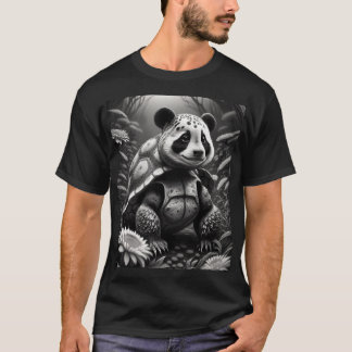 T-shirt Panda Tortoise Mythique Créature