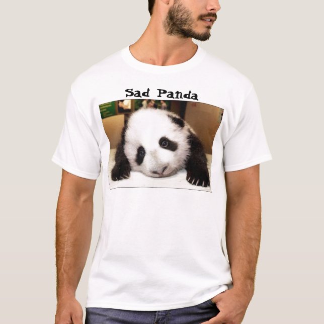 T-shirt Panda triste (Devant)