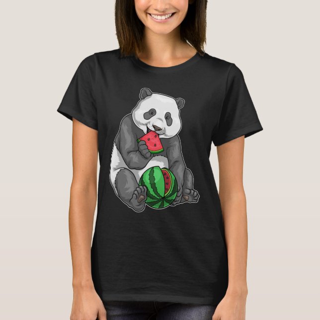 T-shirt Panda Watermelon (Devant)