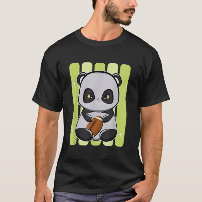 T-shirt Panda With Football (Devant)