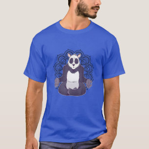 T-shirt Panda Yoga Mandala Chak de méditation spirituelle 