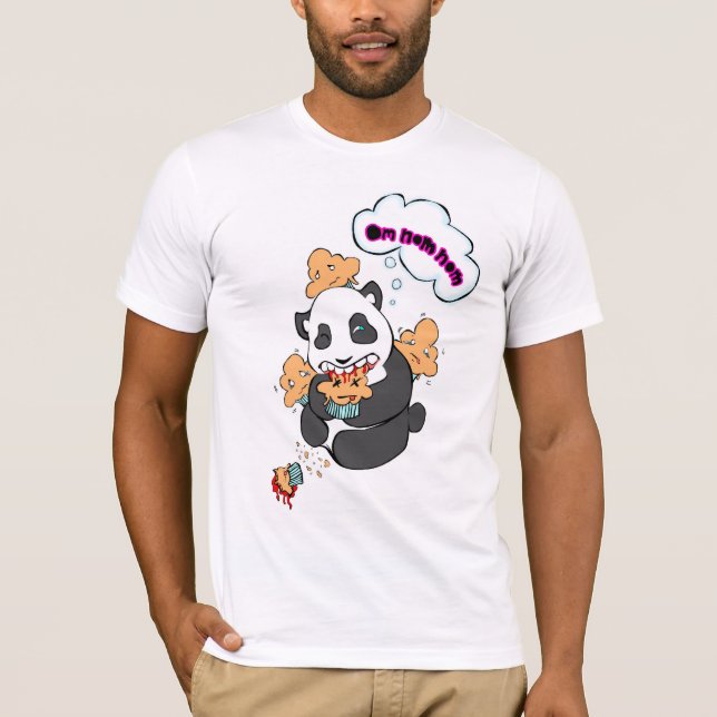 T-shirt pandaattacksmuffins (Devant)