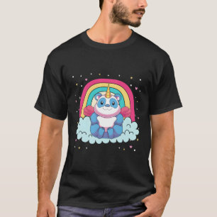 T-shirt Pandacorn Unicorn Panda arc-en-ciel animal magique