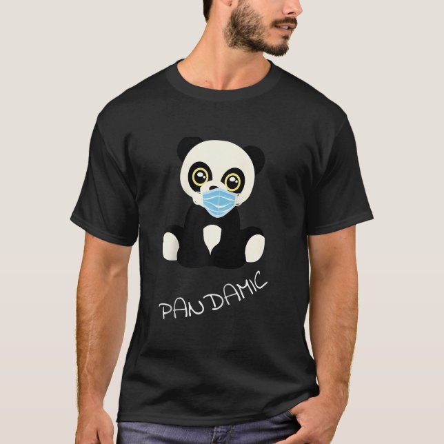 T-shirt Pandamic Bear Take Of4 Pandemic Panda Baseball (Devant)
