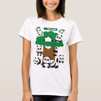 T-shirt Pandas amusants