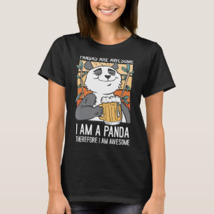 T-shirt Pandas Are Awesome I'm A Panda Wild Panda Bamboo