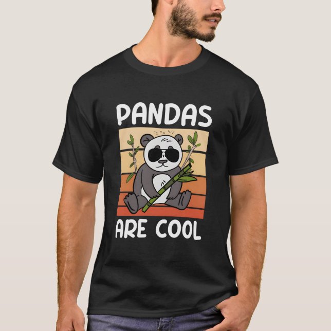 T-shirt Pandas Are Wildlife Animal Zookeeper Panda Bear (Devant)