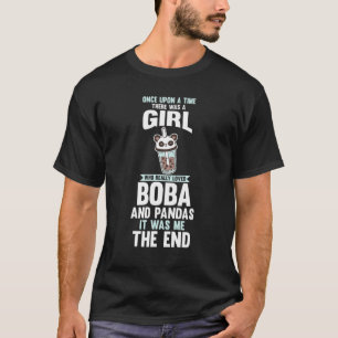 T-shirt Pandas Bubble Tea 1