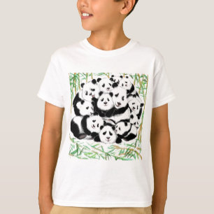 T-shirt Pandas drôle