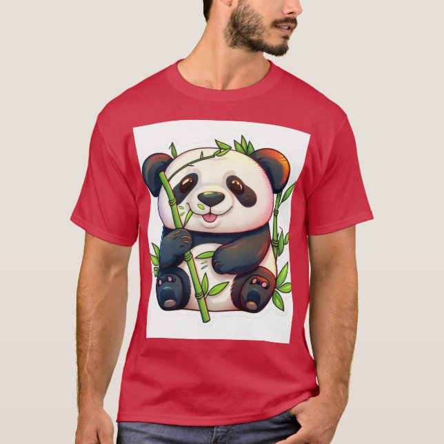 T-shirt Panda's Favorite Snack (Devant)