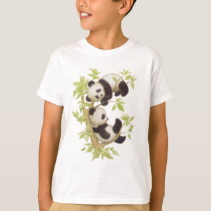 T-shirt Pandas mignons