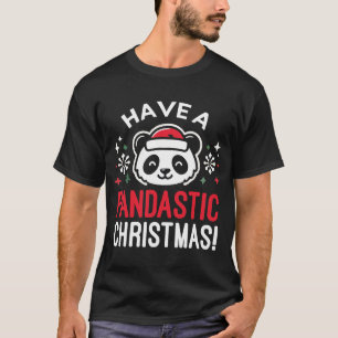 T-shirt Pandastic Christmas Panda Holiday