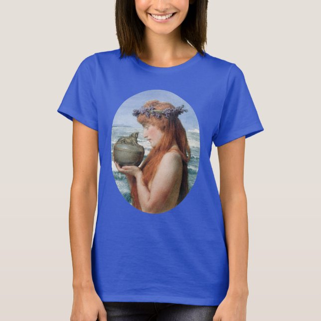 T-shirt Pandore par Sir Lawrence Alma-Tadema (Devant)