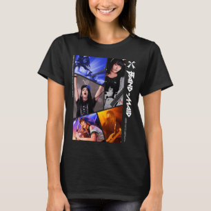 T-shirt Panel Band Maid