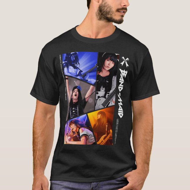 T-shirt Panel de Band Maid (Devant)