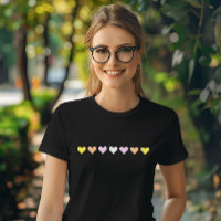 Pangender Drapeau Coeur Pixel