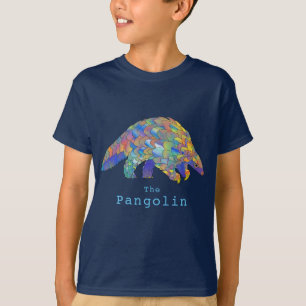 T-shirt Pangolin coloré En danger d'activisme animal Art