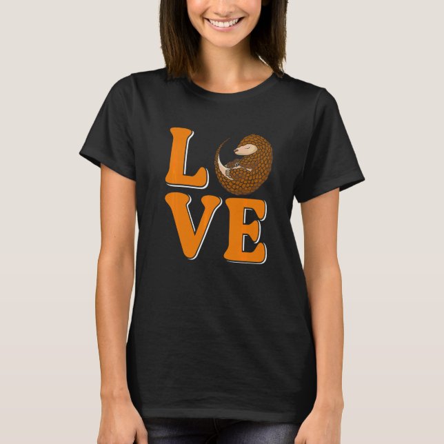 T-shirt Pangolin d'amour (Devant)