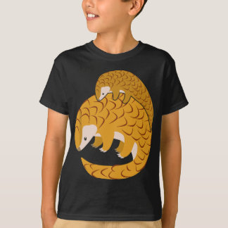 T-shirt Pangolin Drôle Mère Et Famille Correspondant