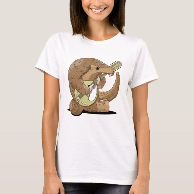 T-shirt Pangolin en mandoline (Devant)