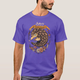 T-shirt Pangolin Floral Ami Animalier