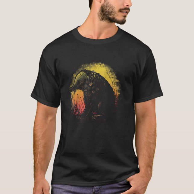 T-shirt Pangolin Fourmilier à écailles Faune Pangolin Mamm (Devant)