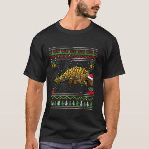 T-shirt Pangolin illuminations de Noël Père Noël laide dou