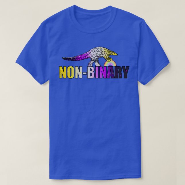 T-shirt Pangoline non binaire 1 (Design devant)