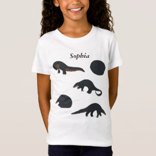 T-Shirt Pangolins à ventre noir