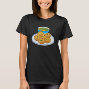 T-shirt Pani Puri Gol Gappa Green Chutney India Pakistan F
