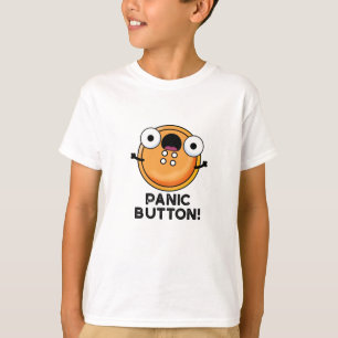 T-shirt Panic Bouton Cute Sewing Pun