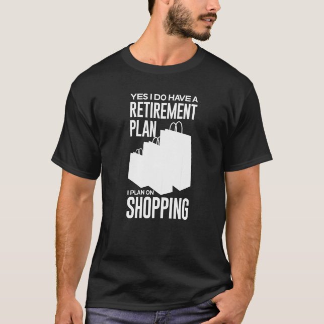 T-shirt Panier Citations Shopper Blagues (Devant)