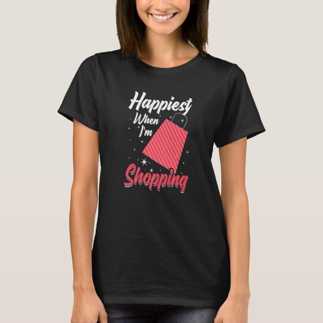 T-shirt Panier Citations Shopper Blagues 8 (Devant)